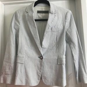 Zara Seersucker Blazer 👒